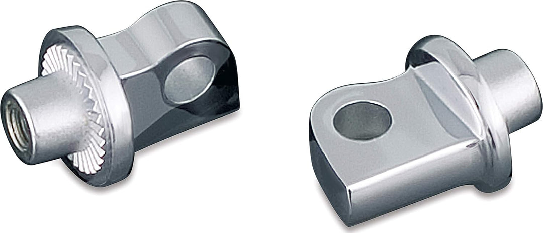 Kuryakyn 8881 Splined Male Mount Peg Adapter für Front-/Heck-Fussrasten und Bodenleisten: 2010–19 Ha