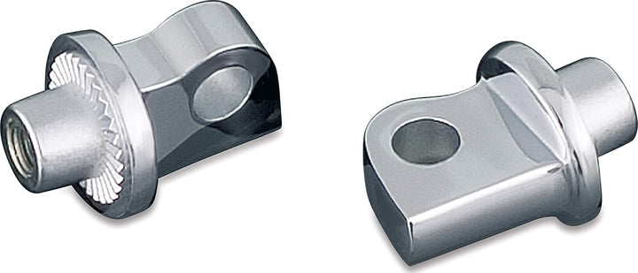 Kuryakyn 8881 Splined Male Mount Peg Adapter für Front-/Heck-Fussrasten und Bodenleisten: 2010–19 Ha