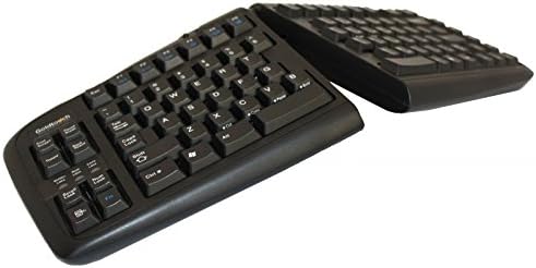 BakkerElkhuizen Goldtouch Adjustable V2 Split Tastatur, deutsches Lay-Out schwarz