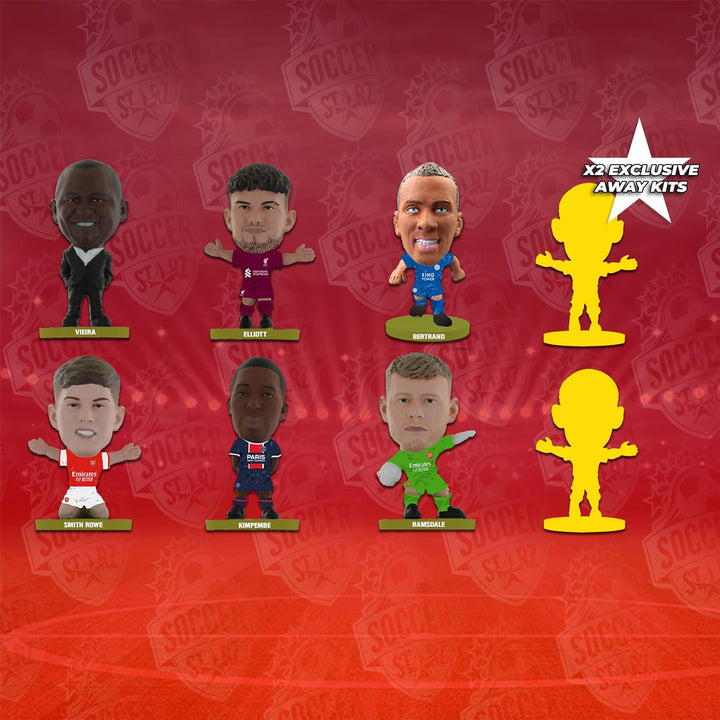 SoccerStarz 8 Figure Launch (RED Pack) Version 2022/23, rot