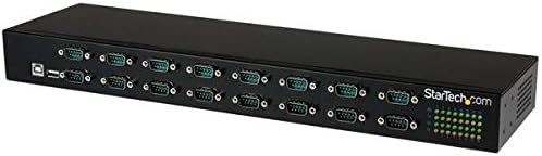 StarTech.com 16 Port USB zu Seriell Adpater Hub, USB zu RS232 Port Adapter mit Reihenschaltung, Rack