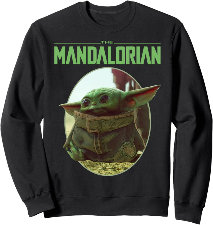 Star Wars The Mandalorian The Child Circle Portrait Sweatshirt