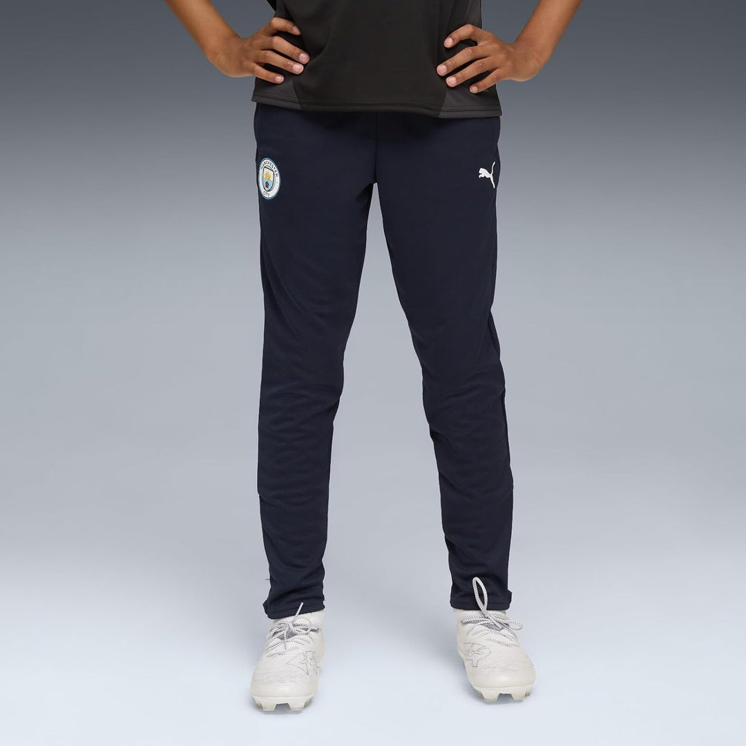 Puma Manchester City FC Kinder Trainingshose mit Tasche 25/26 152 Deep Navy, 152 Deep Navy