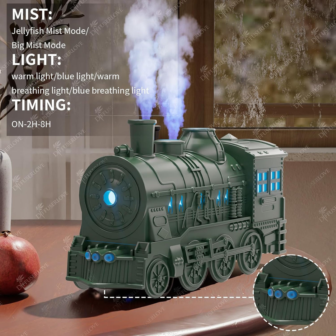 Diffuserlove Luftbefeuchter Zug Diffusor 300ML Kaltnebel Luftbefeuchter Aroma öl Diffuser Humidifier