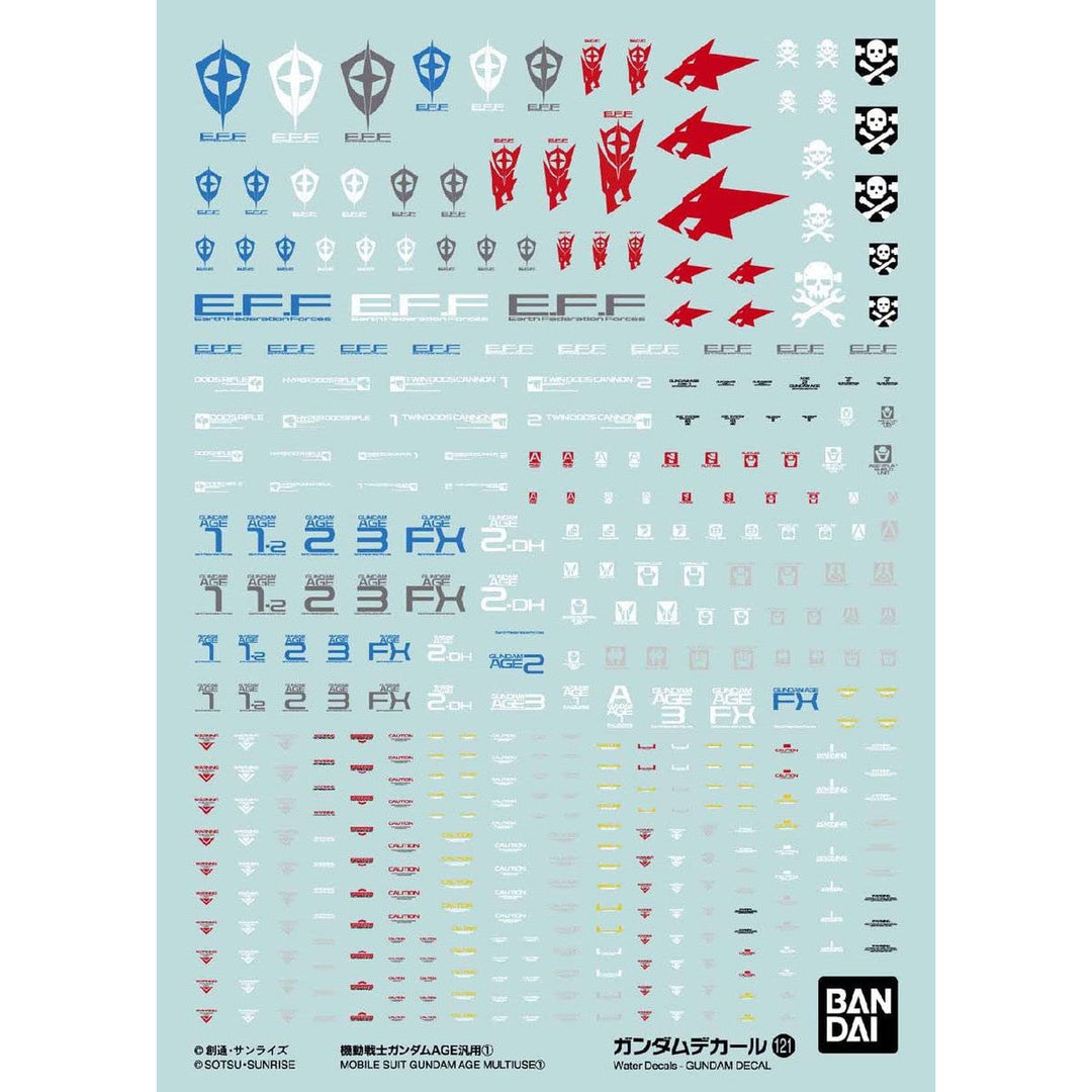 Gundam DECAL121 Mobile Suit GUNMDAM Age MULTIUSE