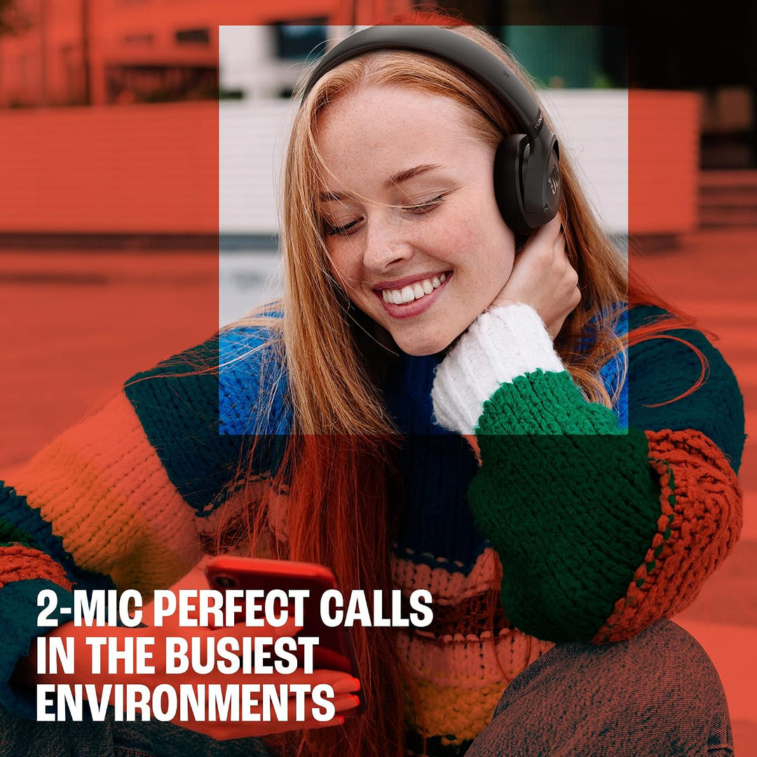JBL Tune 680 NC Kabellose On-Ear-Kopfhörer mit adaptivem Noise-Cancelling, Smart Ambient, Bis zu 76