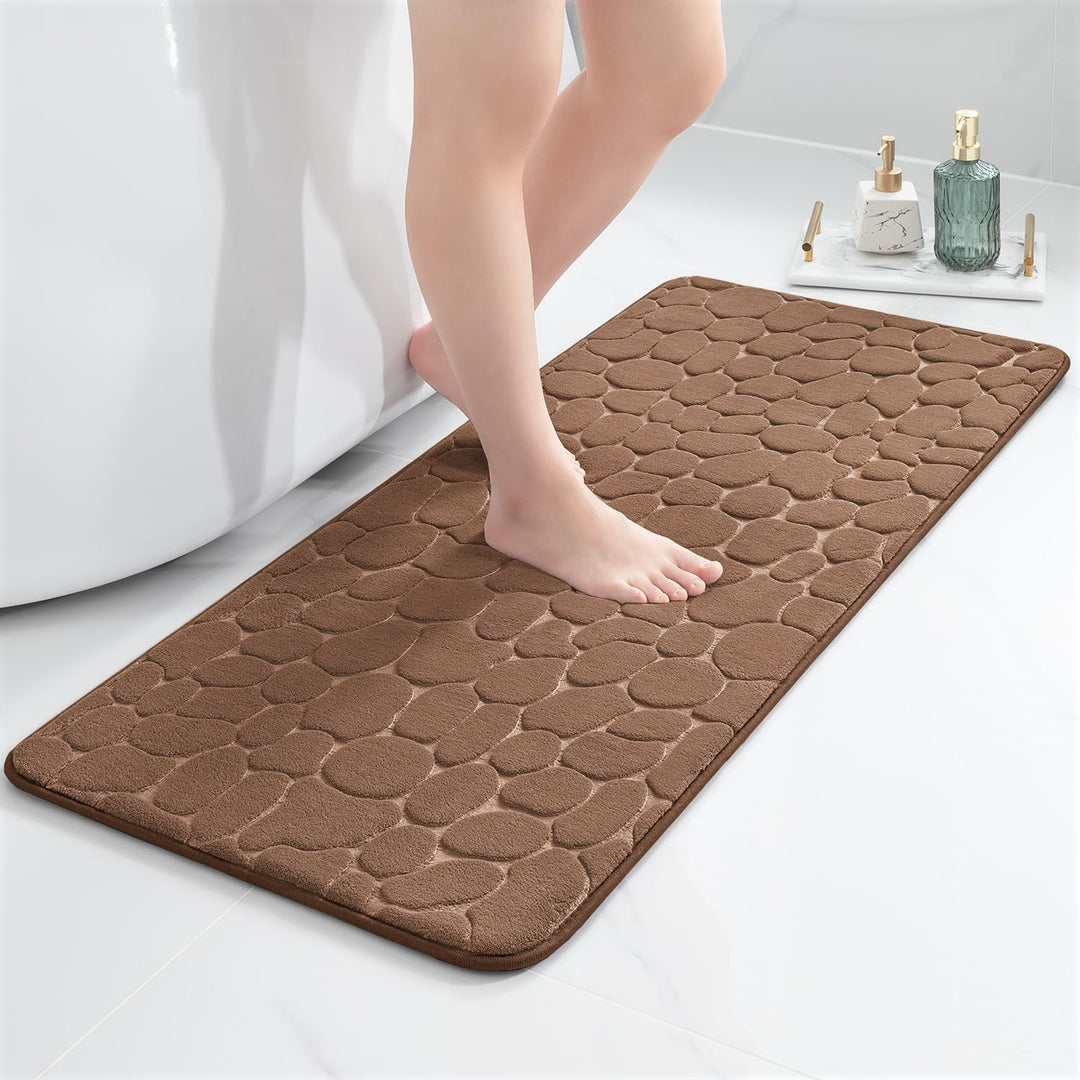 chakme Badematte Memoryschaum Badteppich Memory Foam Duschvorleger Saugfähige Badvorleger Badezimmer