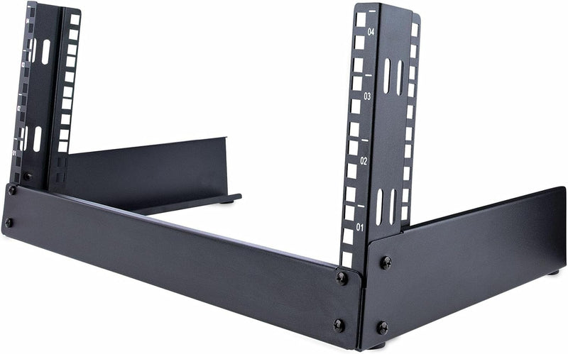 StarTech.com 4HE 19 Zoll Tisch Rack mit offenem Rahmen - 2 Pfosten, freistehendes Netzwerk Rack für