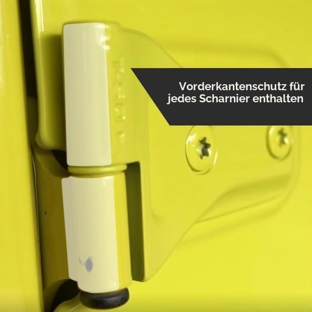 Rock Stopperz Türscharnierschutz-Set – kompatibel mit Jeep Wrangler JLU/Gladiator – 4-Türer (2019 -