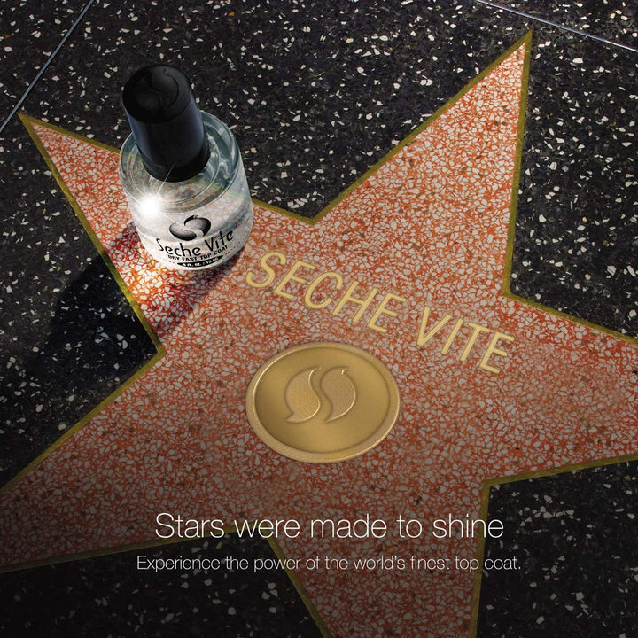 Seche Vite Dry Fast Top Coat, 14 ml, und Nachfüllung und Trichter 118 ml