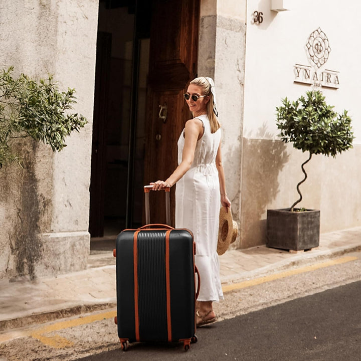 FERGÉ Kofferset 3 teilig Hartschale Milano Reisekoffer Trolley-Set (Handgepäck, L, XL) 3er Set Harts