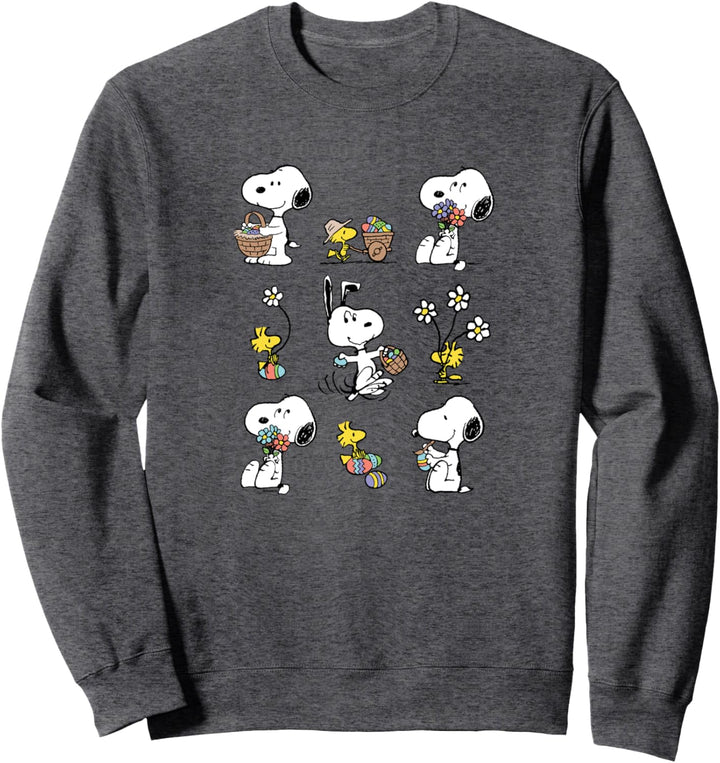 Peanuts Snoopy Woodstock Spring Muster Sweatshirt