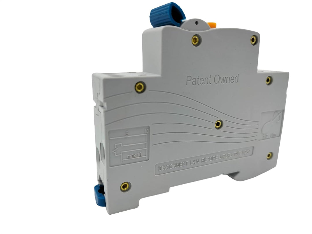 RASMACOR | FI-Schutzschalter 2-Polig 40A (1 Polig+N) FI | FI Fehlerstrom-Schutzschalter 1 Modul | Ty