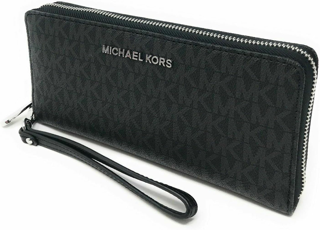 Michael Kors Damen Jet Set Travel Continental Reisezubehör – Kartenhüllen, L Schwarz