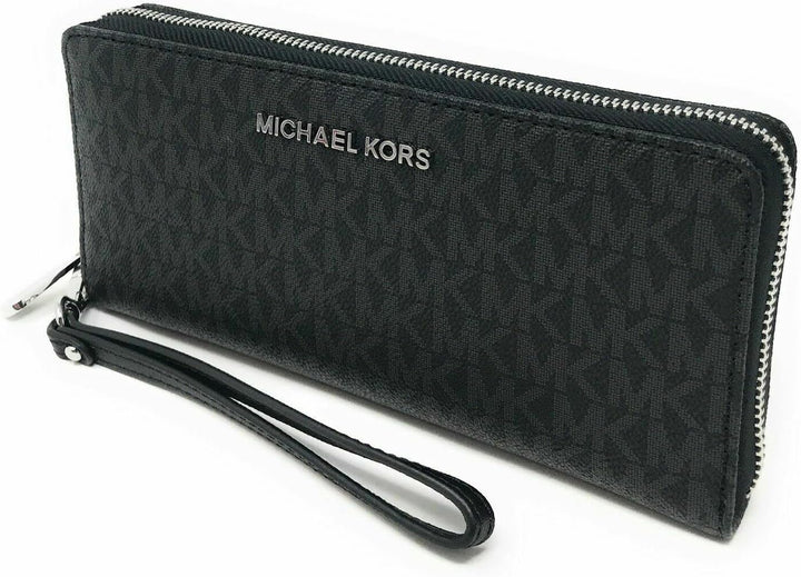 Michael Kors Damen Jet Set Travel Continental Reisezubehör – Kartenhüllen, L Schwarz