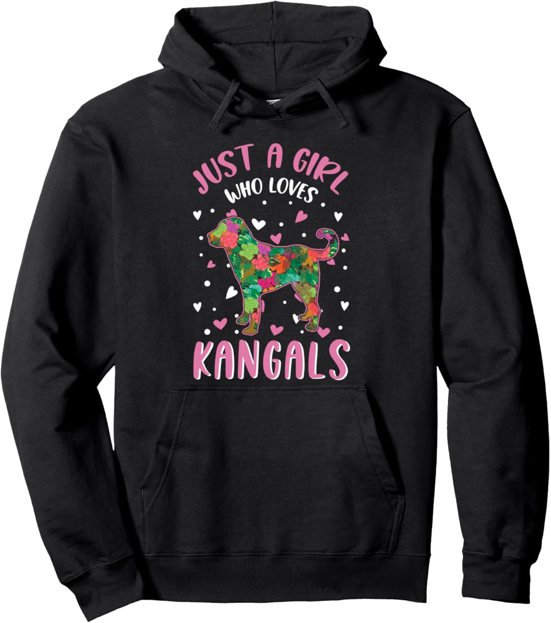 Just a girl who loves Kangals Mädchen Pullover Hoodie