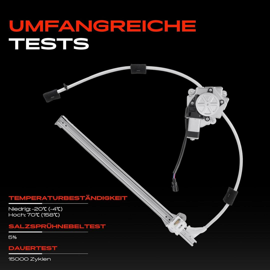Frankberg Fensterheber mit Motor Hinten Links Kompatibel mit Cherokee KJ SUV 2001-2008 55360035AA