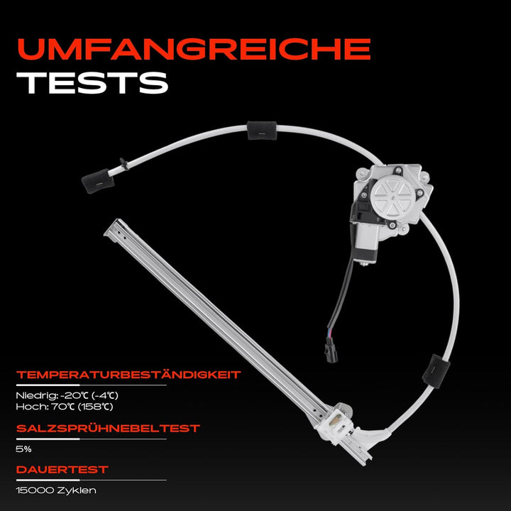 Frankberg Fensterheber mit Motor Hinten Links Kompatibel mit Cherokee KJ SUV 2001-2008 55360035AA