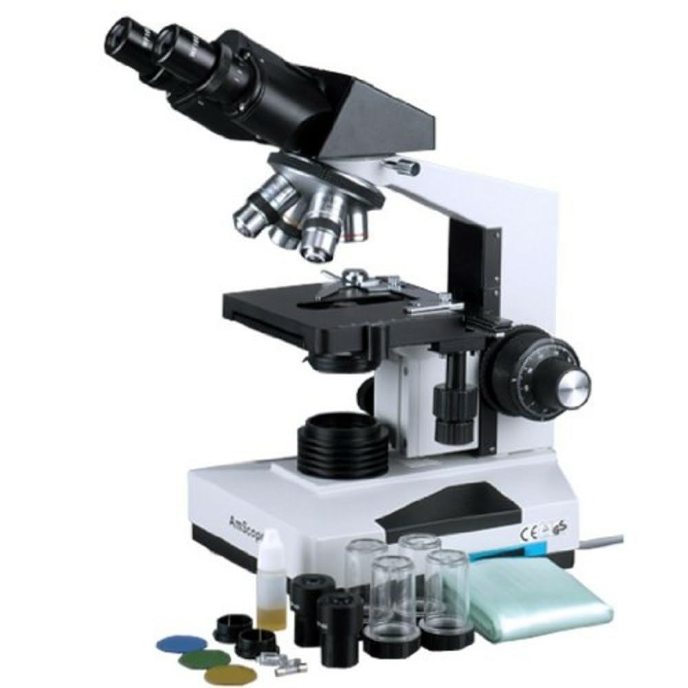 AmScope B490B 40X-2000X Binokulares Verbundmikroskop
