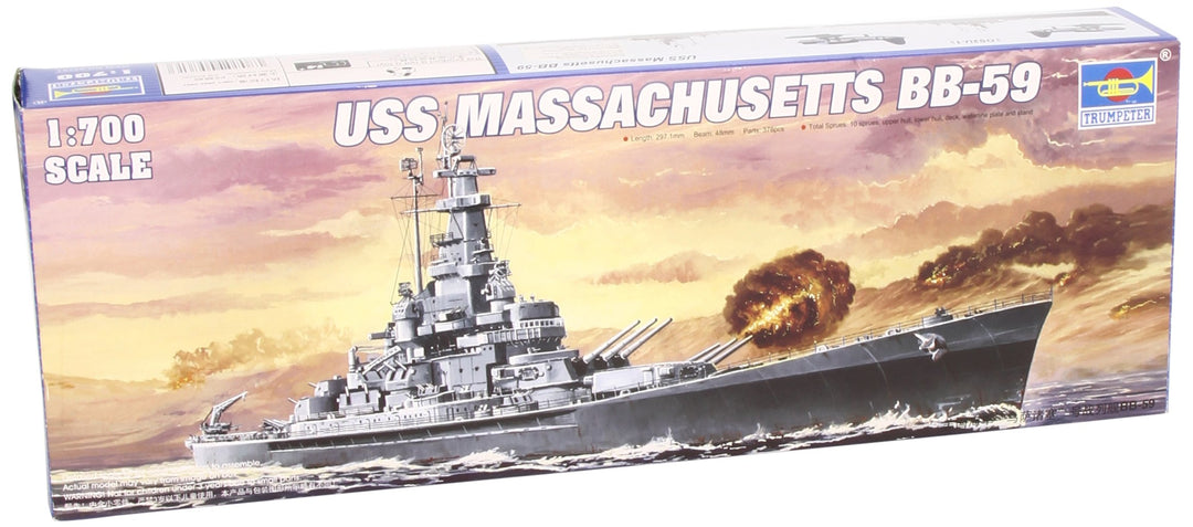 Trumpeter 05761 Modellbausatz USS Massachusetts (BB-59)