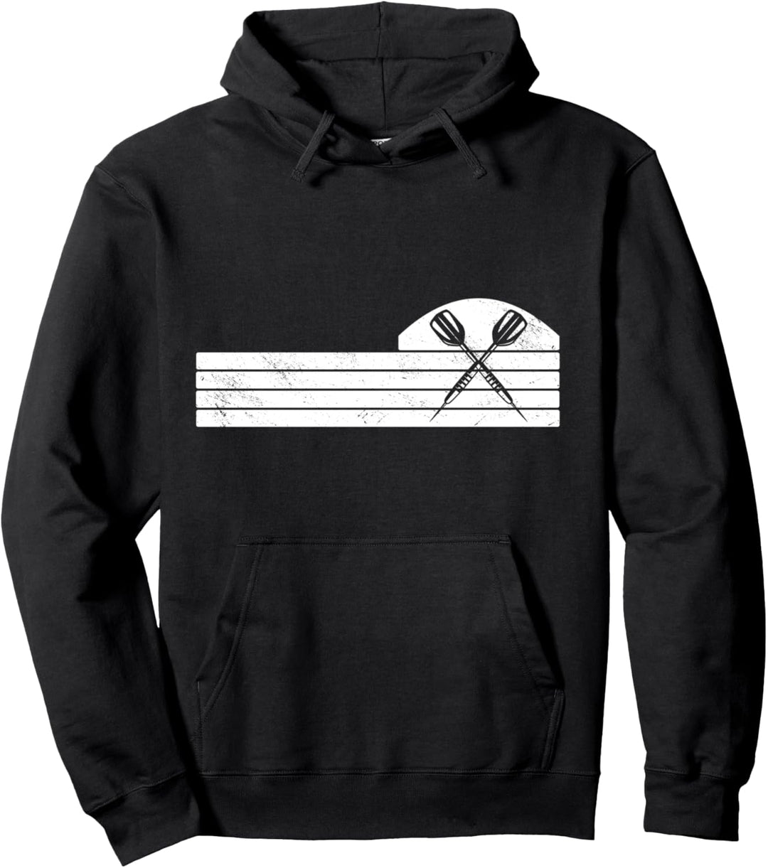 Dartpfeile im Vintage-Stil Pullover Hoodie