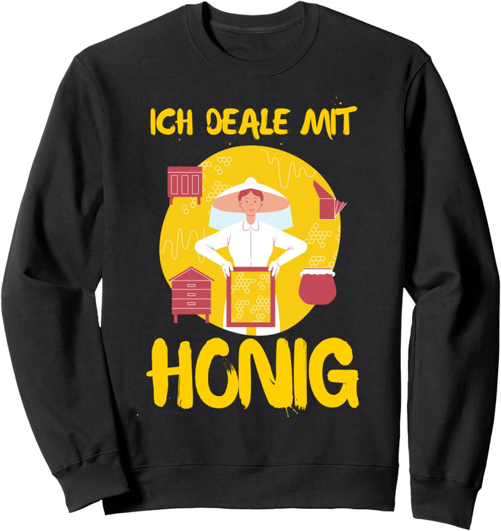 Ich Deale Mit Honig Muttertag Grossmutter Imker Oma Geschenk Sweatshirt