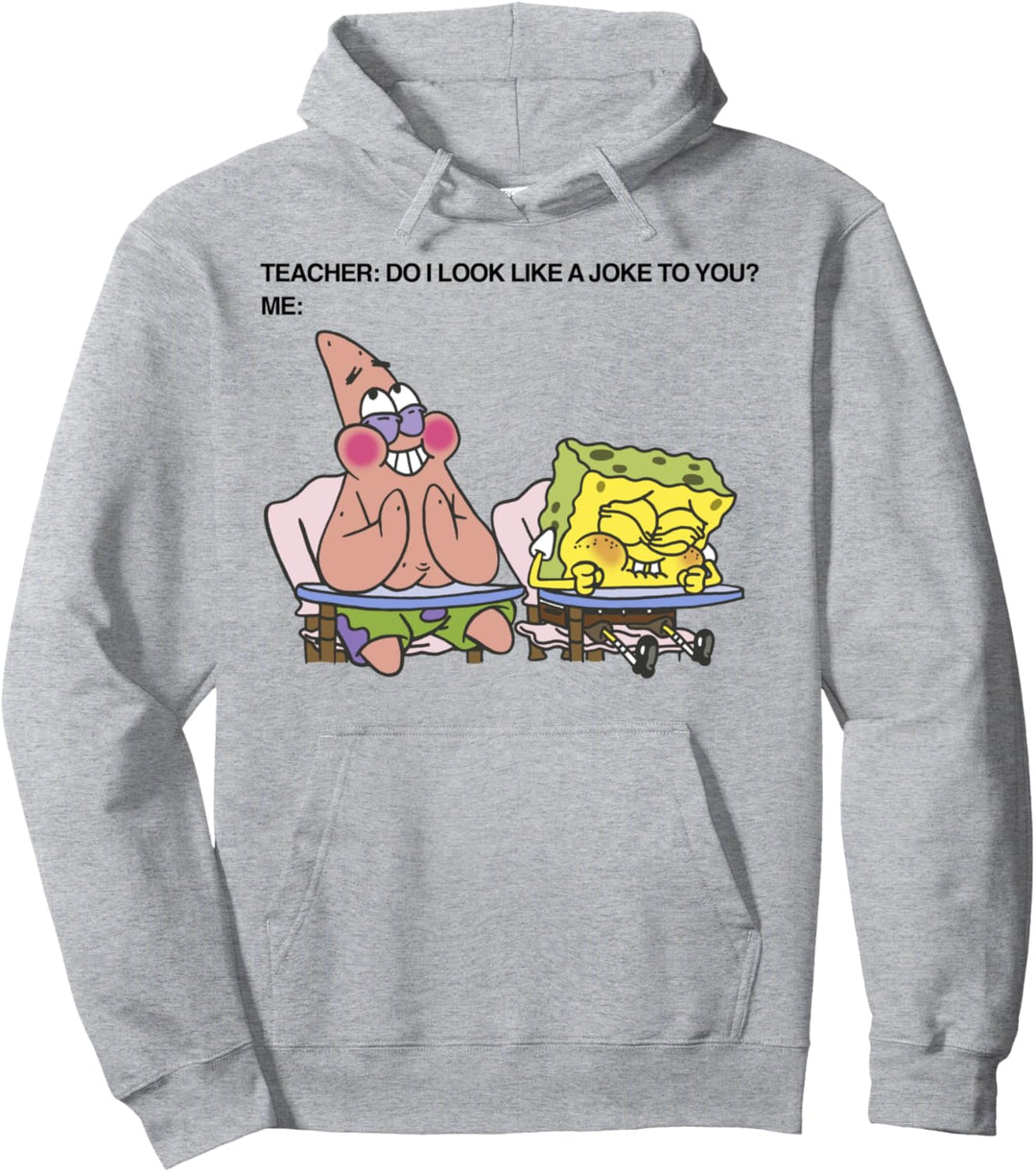 SpongeBob SquarePants Patrick Do I look Like A Joke To You Pullover Hoodie
