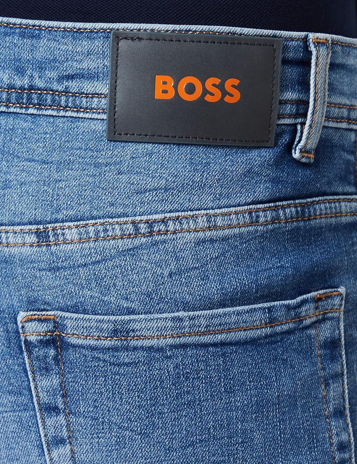 BOSS Herren Taber Zip Bc-c Jeans 38W / 34L Bright Blue, 38W / 34L Bright Blue