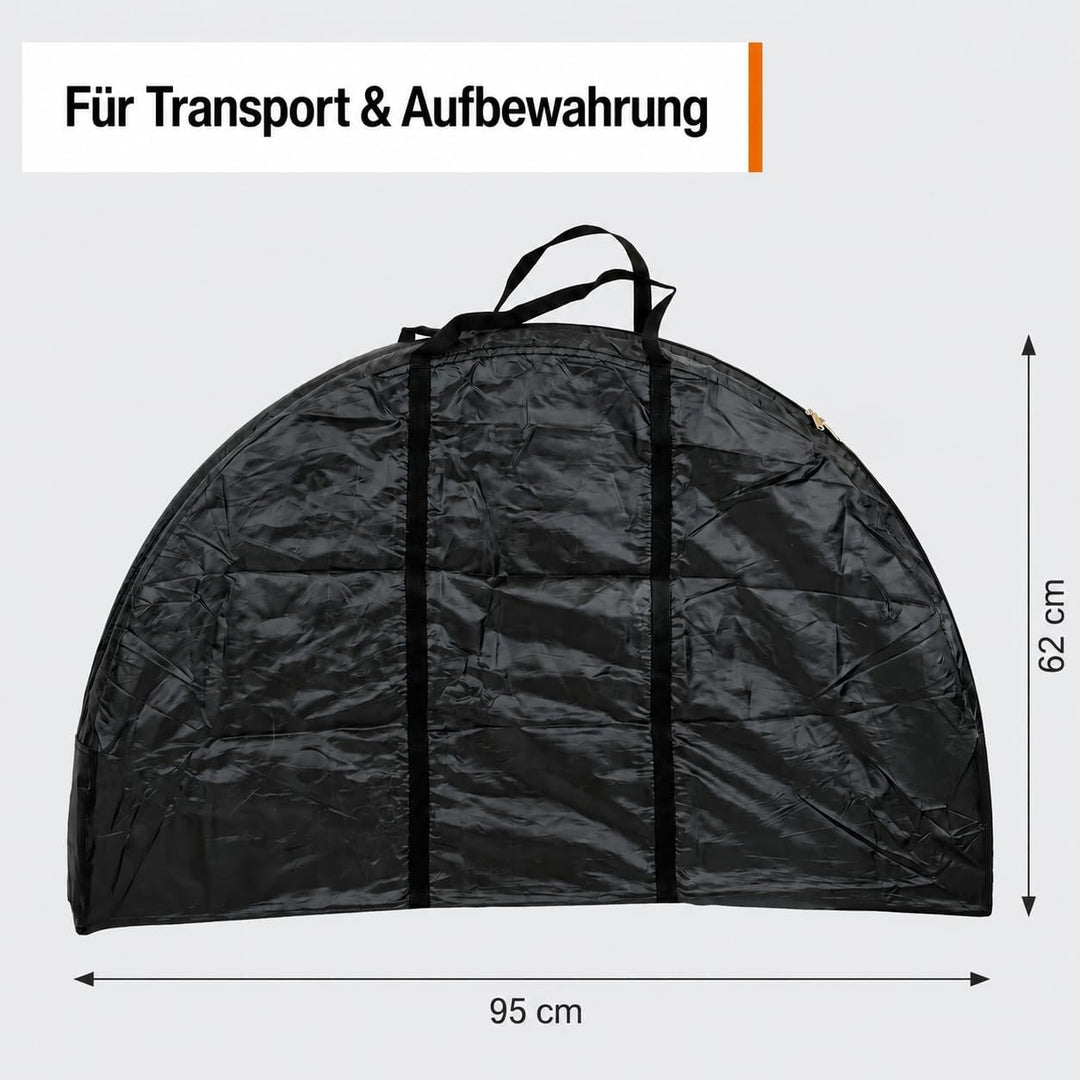 Tragetasche für 3 Hoopers Hoops – schwarz, 95×10×62cm, strapazierfähig & abwaschbar, mit Schultergur