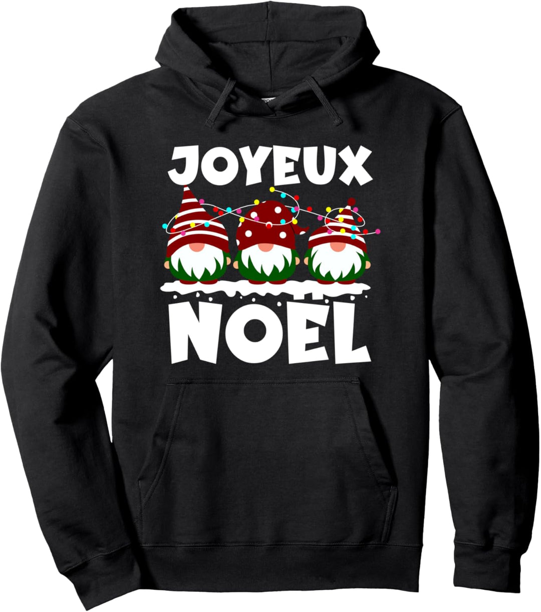 Lustiges Joyeux Noël Outfit Zwerge passende Familie Pullover Hoodie