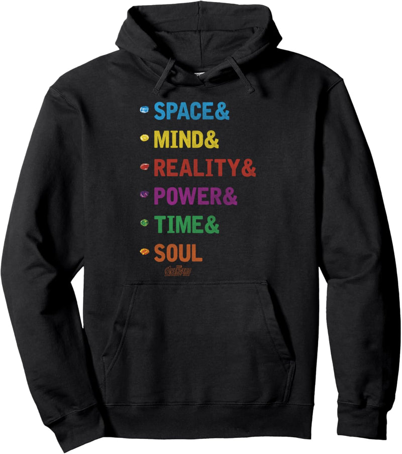 Marvel Avengers: Infinity War Infinity Stones Text Stack Pullover Hoodie