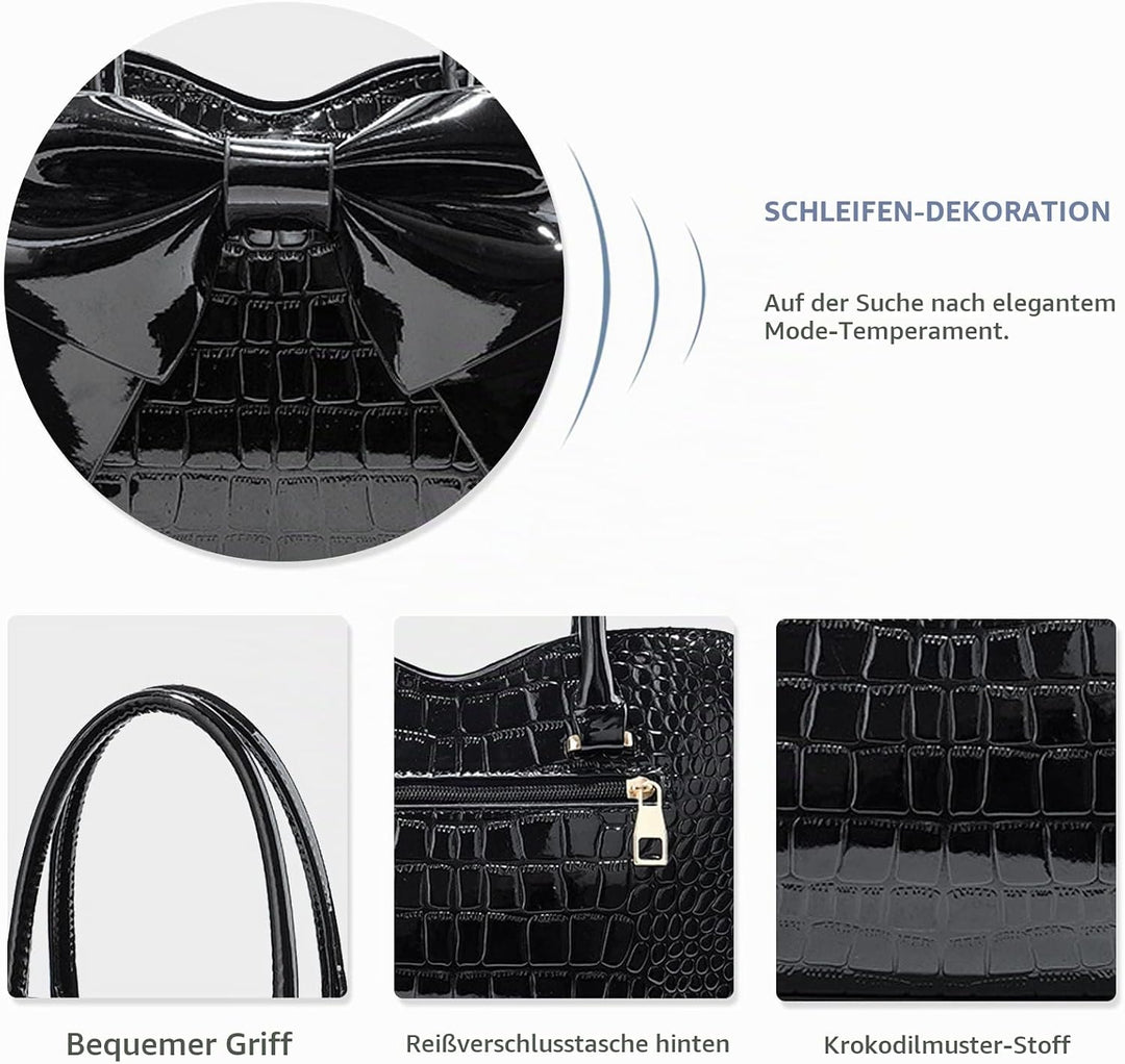 NICOLE &amp; DORIS Handtaschen Damen Kleine Henkeltasche Frau Mode Tasche Designer Umhängetasche Mädchen