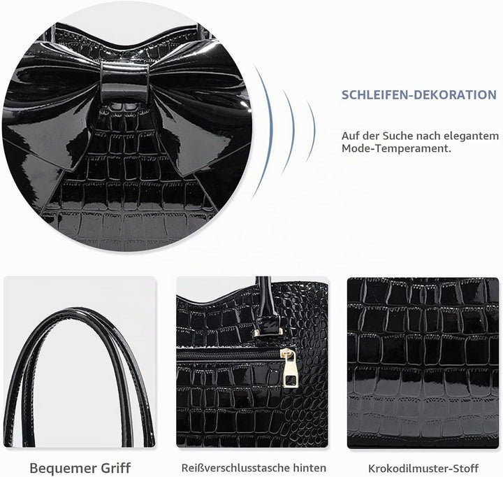 NICOLE &amp; DORIS Handtaschen Damen Kleine Henkeltasche Frau Mode Tasche Designer Umhängetasche Mädchen