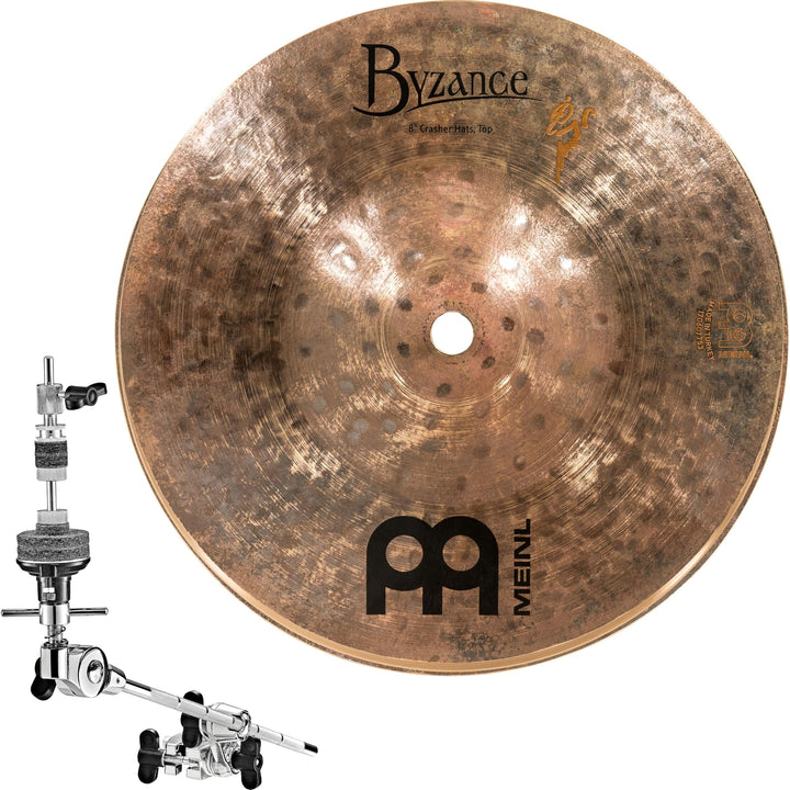 Meinl Cymbals Artist Concept Models Benny Greb Crasher Hats 8 Zoll (Video) Trash Stack Schlagzeug Be