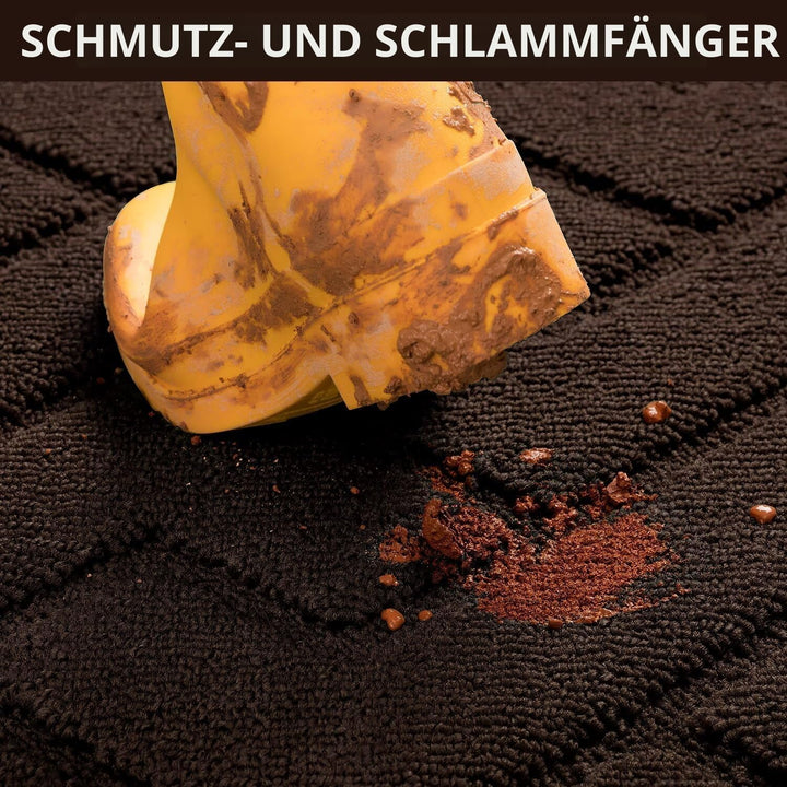 Biscpro Fussmatte Innen Aussen Waschbar eingangsteppich innen Schmutzfangmatte rutschfest,Türmatte I