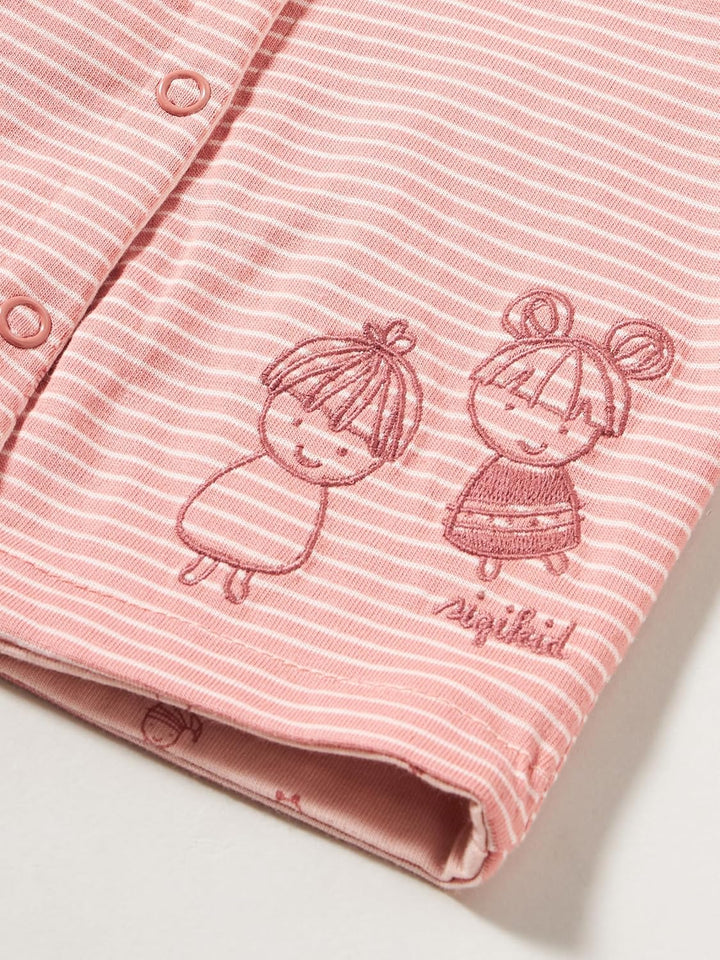 Sigikid Unisex Baby Classic Jungen und Mädchen Wendejacke 56 Rosa, 56 Rosa