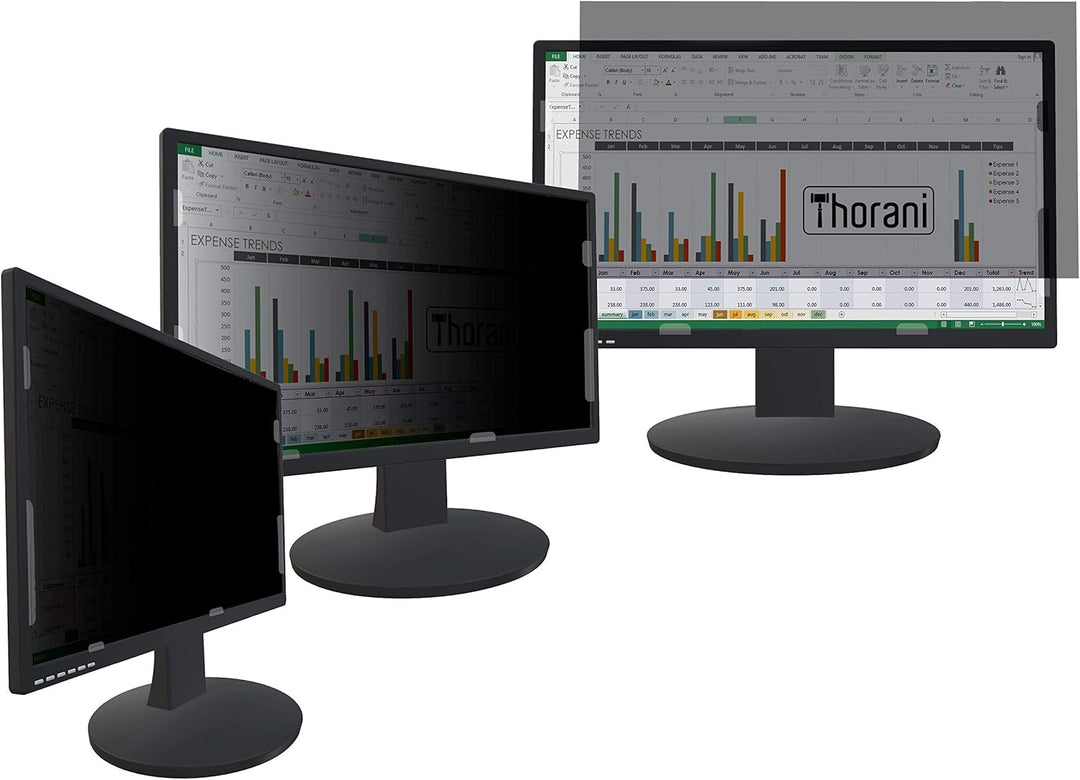Thorani Blickschutzfolie schützt Display und Daten - 27 Zoll 16:9 (597x336 mm), 27 Zoll 16:9 (597x33