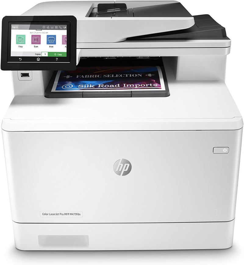 HP Color LaserJet Pro M479fdw Multifunktions-Farblaserdrucker (Drucker, Scanner, Kopierer, Fax, WLAN