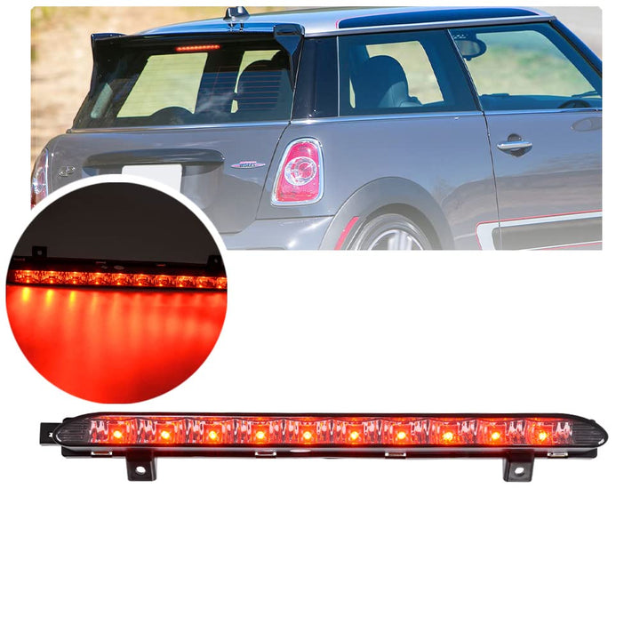 NSLUMO 1 Stueck Geräucherte Linse Rote Farbe Dritten Bremslicht Hochmontage Licht Für MINI R56 Coope