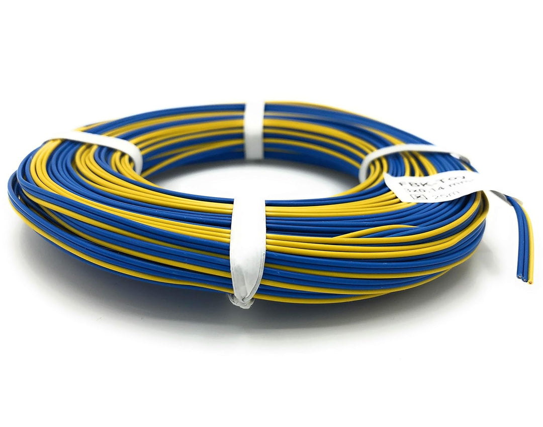 L318/25 Kabel - Kupferlitze 3 x 0,14 mm² (1x18x0,10 mm) - Drillingsleitung - 25 m Ring (Märklin-Farb