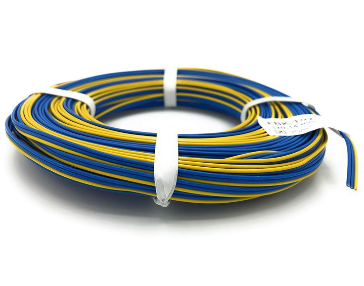 L318/25 Kabel - Kupferlitze 3 x 0,14 mm² (1x18x0,10 mm) - Drillingsleitung - 25 m Ring (Märklin-Farb