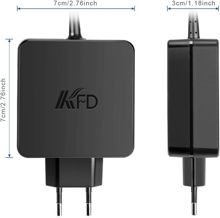 KFD 65W Netzteil Ladegerät Netzadapter für Huawei Matebook D/B MRC-W50 15.6" HW-190340C00 PL-W19 PL-