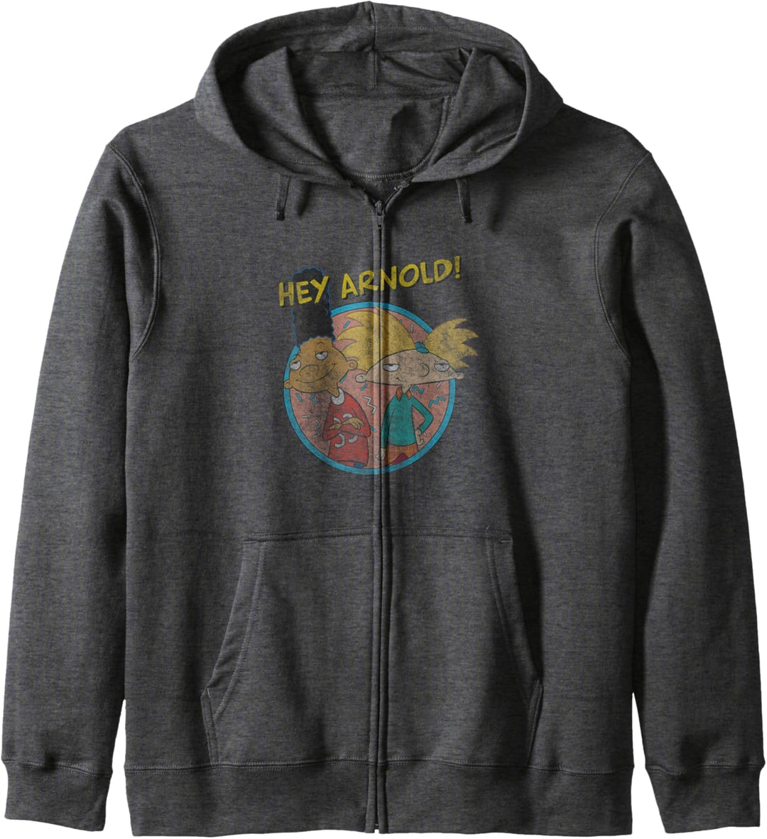 Hey Arnold! Vintage Best Friends Circle Retro Kapuzenjacke