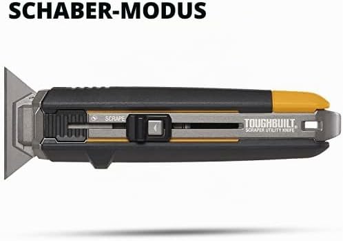 Toughbuilt TB-H4S5-01 Schaber-Allzweckmesser, 5 Klingen