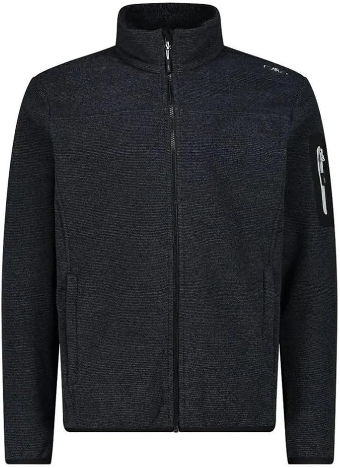 CMP - F.lli Campagnolo Herren Jacke Fleecejacke 48 ANTRACITE-NERO, 48 ANTRACITE-NERO