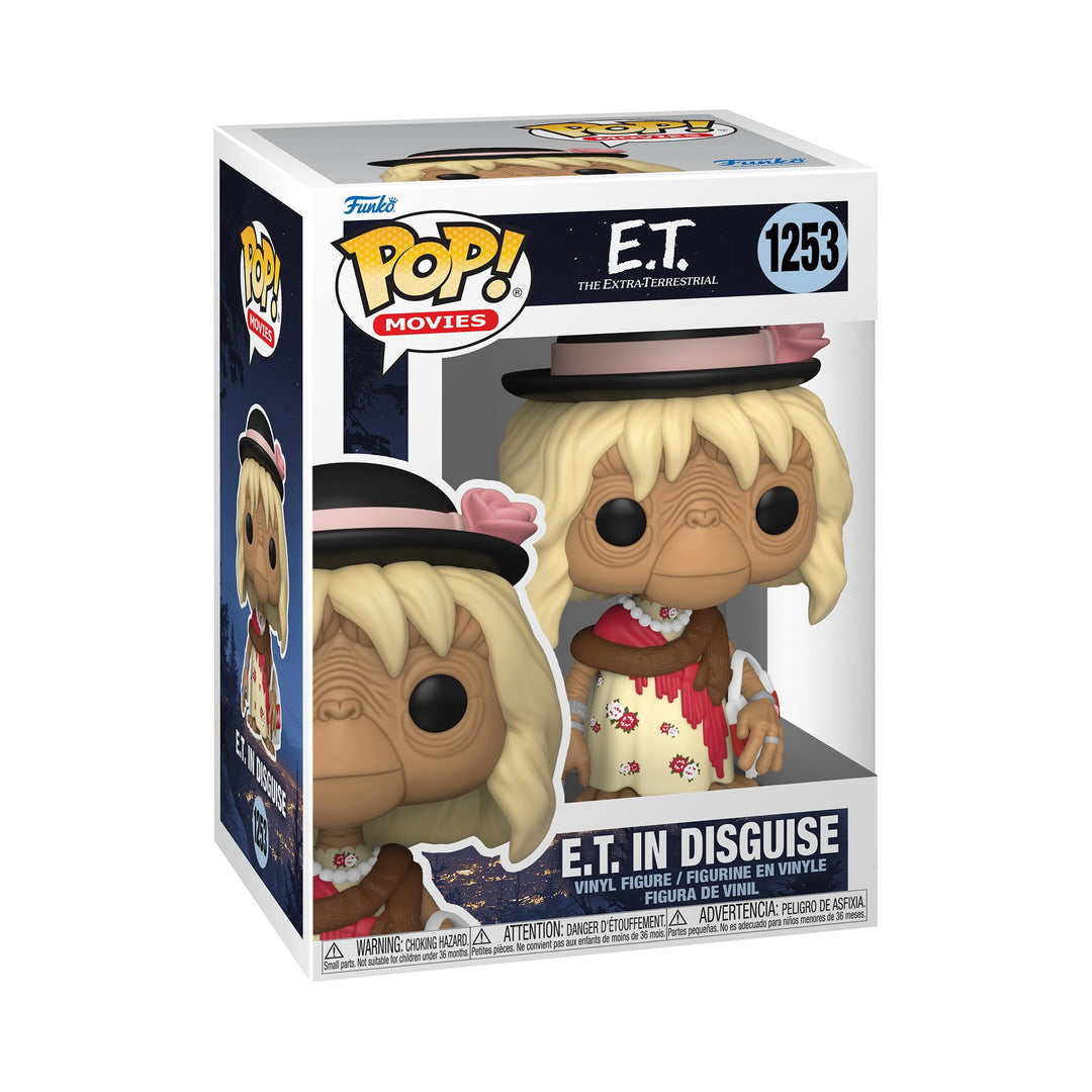 Funko Pop! Movies: E.T. 40th - E.T. in Disguise - E.T. The Extra Terrestrial - Vinyl-Sammelfigur - G