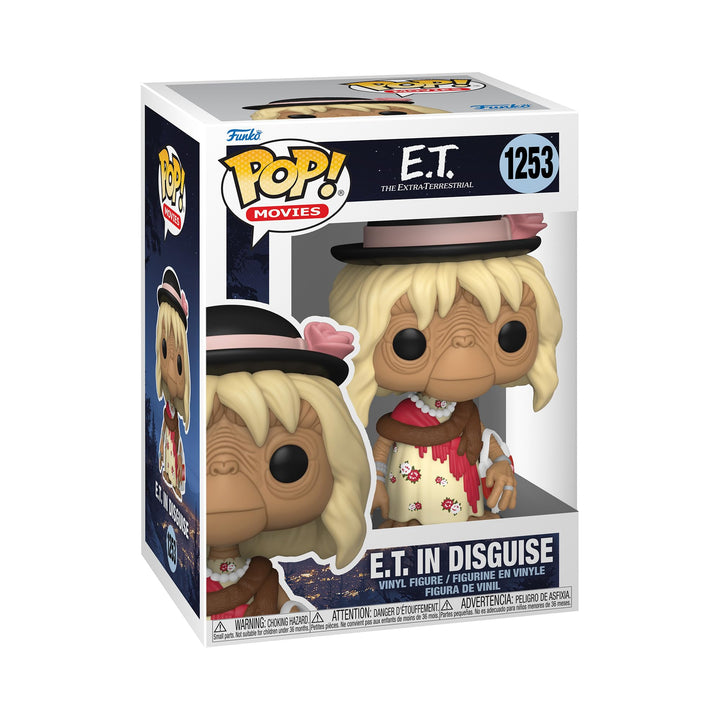 Funko Pop! Movies: E.T. 40th - E.T. in Disguise - E.T. The Extra Terrestrial - Vinyl-Sammelfigur - G