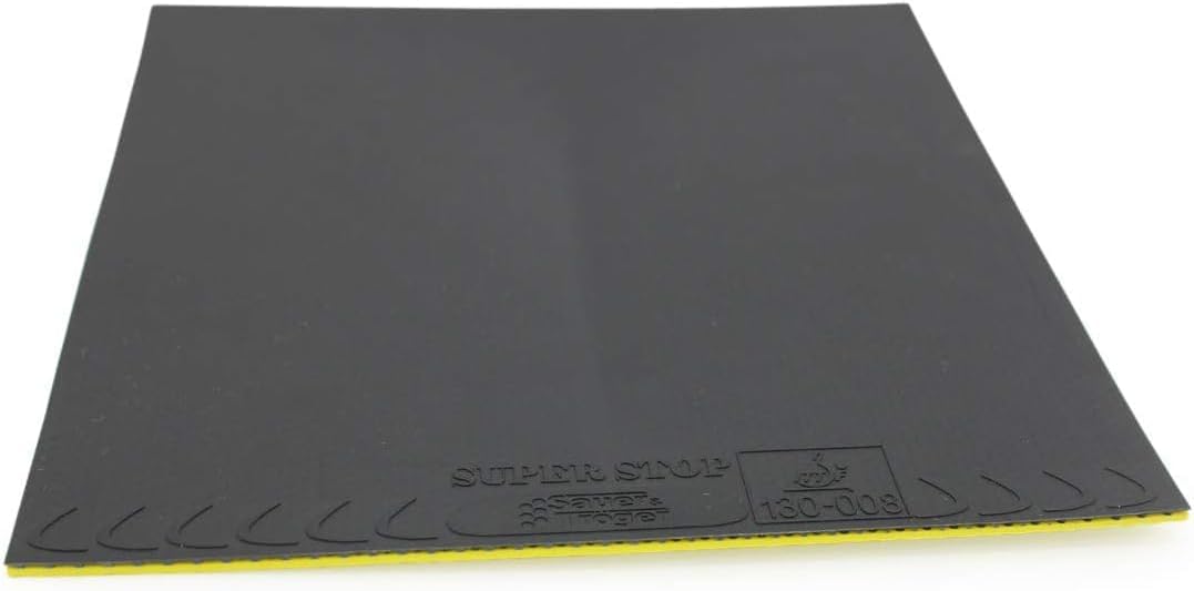 Sauer &amp; Tröger Tischtennis Belag Anti Top | Super Stop | Rot, Schwarz | 1,5 mm 1,9 mm Schwarz 1,5 mm