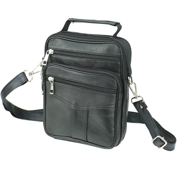 Echt Leder Herren Arbeitstasche Umhängetasche Herrentasche Schultertasche Messenger Flugbegleiter in
