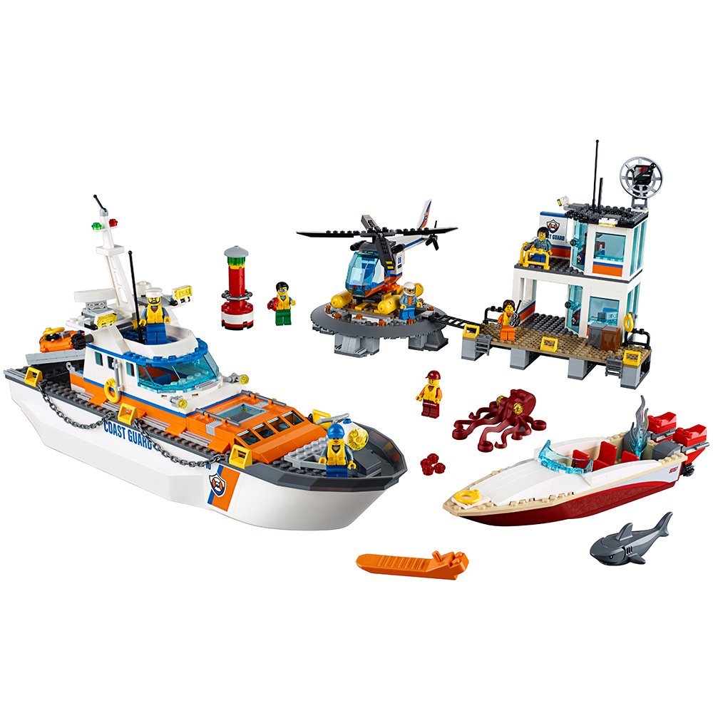 LEGO City 60167 - "Küstenwachzentrum Konstruktionsspiel, bunt